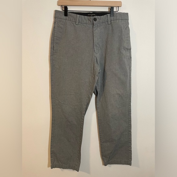 Banana Republic Other - Banana Republic Gavin Gray Chino Pants, 33 Waist 100% Cotton